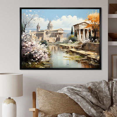 Springtime Roman Empire Landscape I - Italy Wall Art