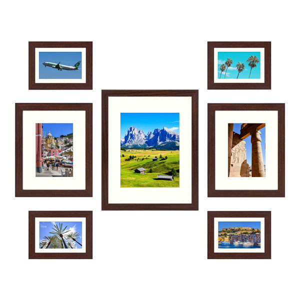 DIY 5x7 inch hanging paper photo frames wall photo frame for home