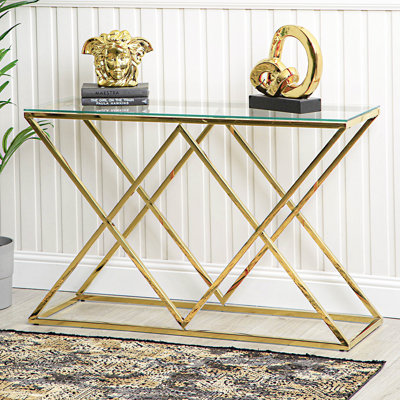 Console Table for Hallway Living Room Furniture, 120cm Slim Entryway Table