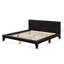 Lit plateforme, cadre de lit moderne de style Mid-Century avec tête de lit, cadre de lit uni-771308172-771308173