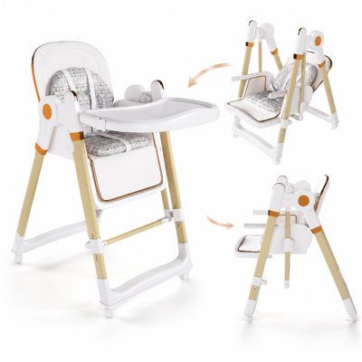 Chaise haute pour bébé, idéale pour le salon
