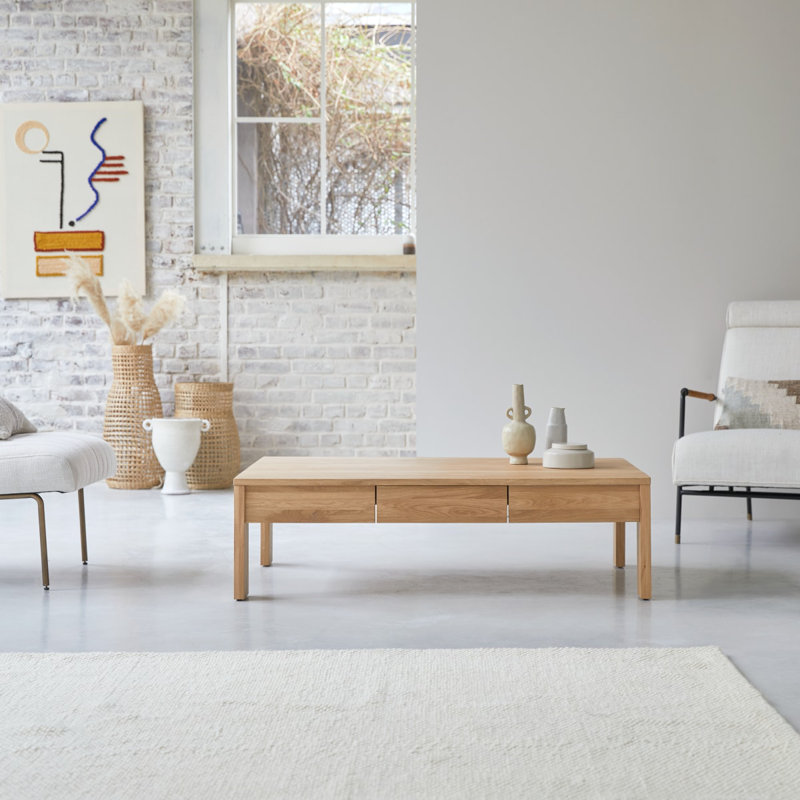 Eden Solid Wood Coffee Table