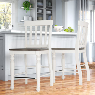 Heppman Solid Wood Counter Stool