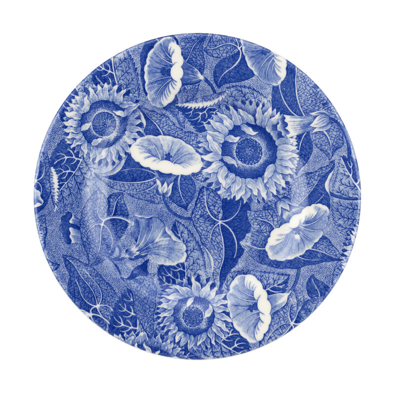 Spode Blue Room Salad Plate 8.75" Sunflower