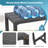 Deasya Rectangular Outdoor Bar Table ,-707761537-707761536-707761543