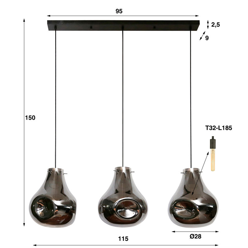 Oceania Camelle Hanging Lamp