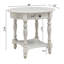 Grande table de bout ovale en bois avec rangement de 24 po LUMera Collection-1274538857