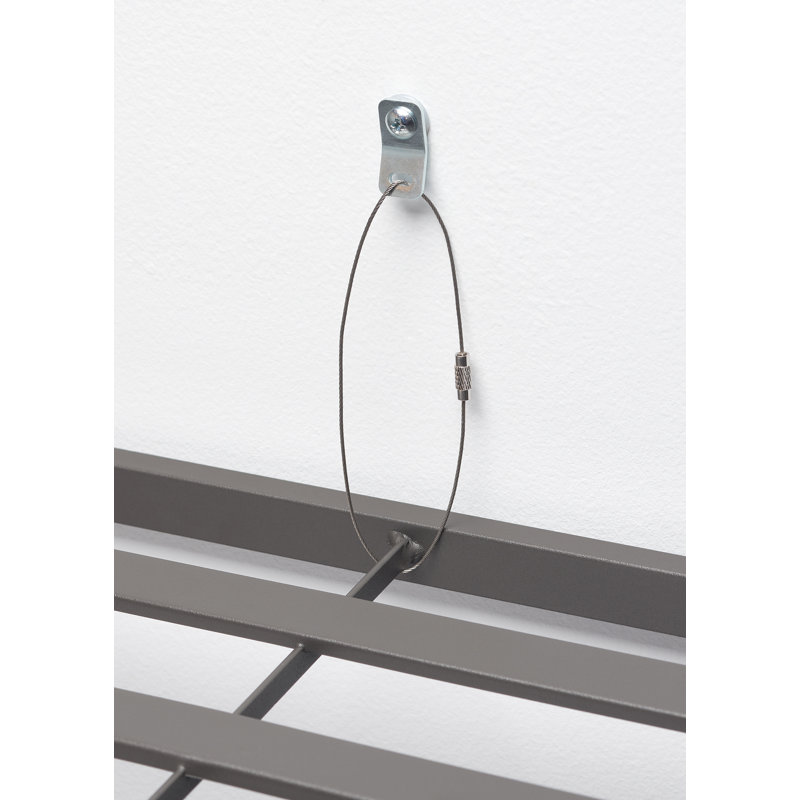 TRINITY Dark Gray 6-Tier Slat Shoe Rack
