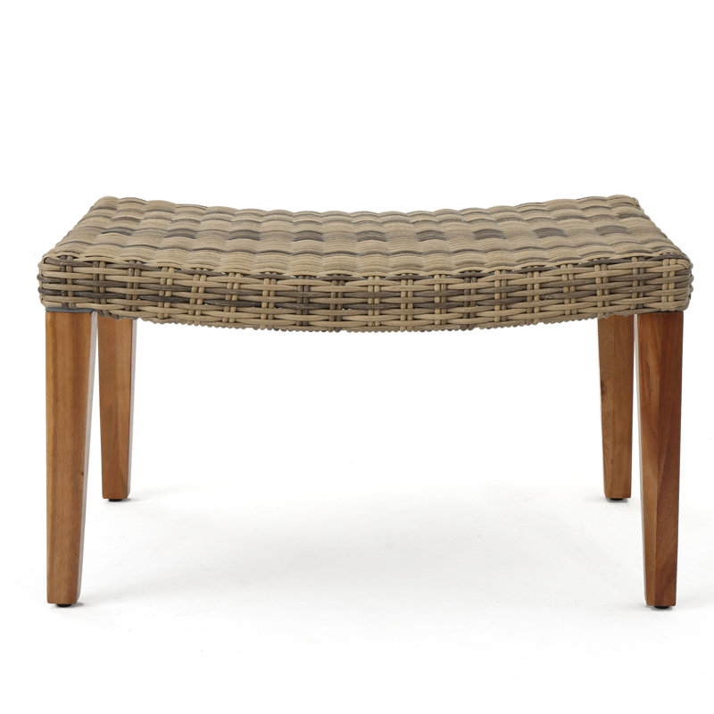Cozy Handmade With Wood Accent, Top, Natural Grey Shade, 28 - Inch Depth, 20 Width, 15.84 Height Outdoor Featuring Frame, Finish, In