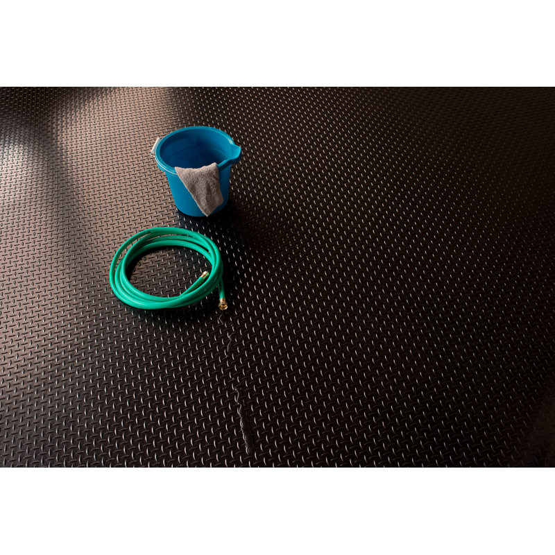 Rouleau de plancher Diamond Trailer, Nuit noire, H 0,13 po x l 102 po x L 180 po