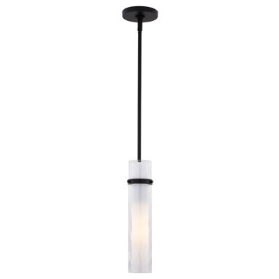 Luminaire suspendu cylindrique à 1 lumière Amada