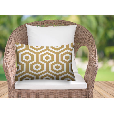 Housse et insert de coussin rectangulaire pour l'extérieur Hilton