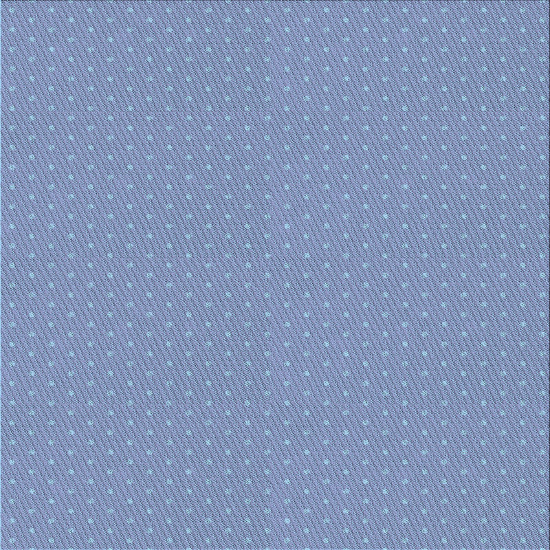 Tapis bleu clair à pois, Carré 5 pi