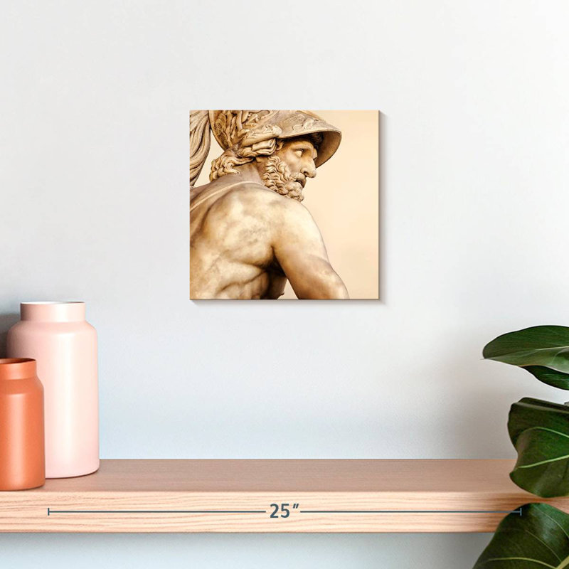 Statue de Menelaus, H 10 po x l 10 po