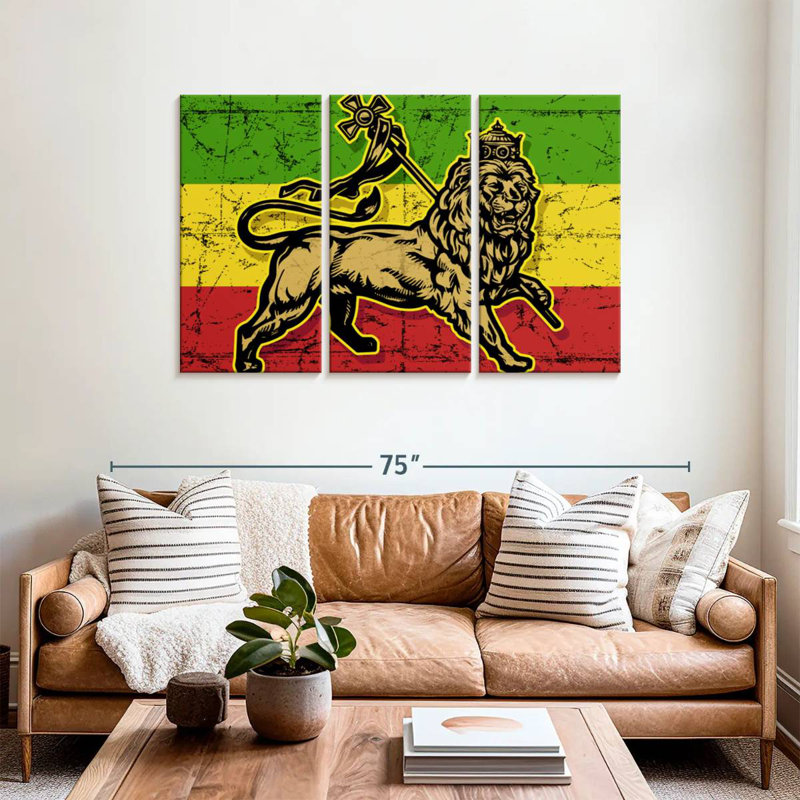Borges lion de Juda, H 36 po x l 57 po