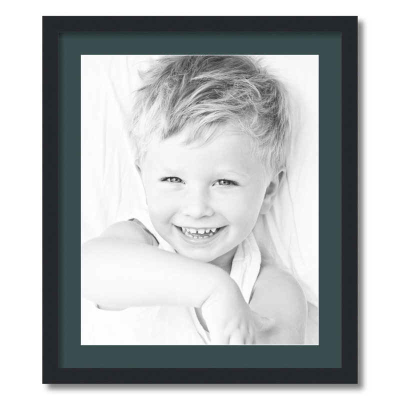 Matte Picture Frame with Mat, Evergreen
