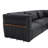 4 Pieces L Shaped Upholstered Sectional Modular Cloud Sofa With Ottoman-1989508683