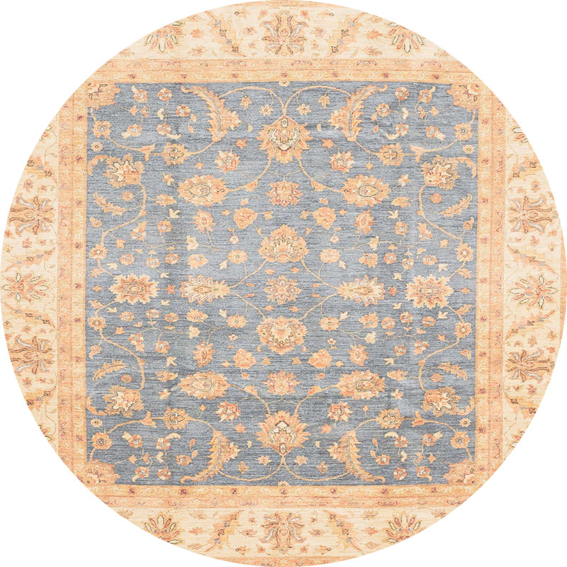Tapis abstrait moderne 3857, Rond 6 pi