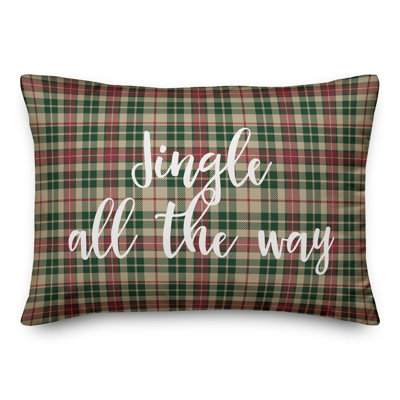  Coussin lombaire à carreaux Jingle