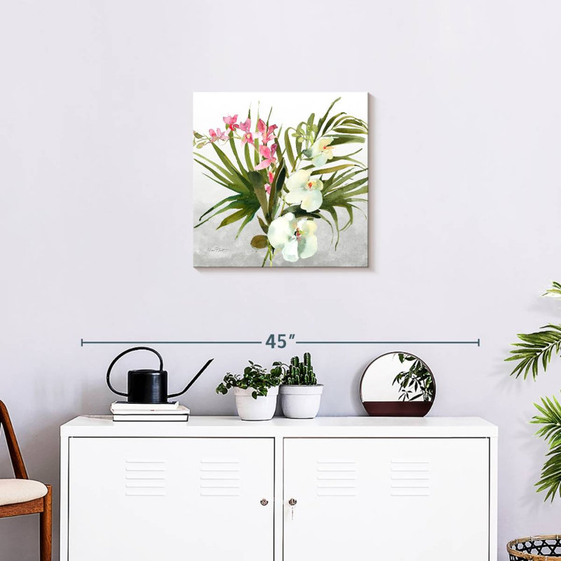 Harnek Beautiful Orchids I, 20" H x 20" W
