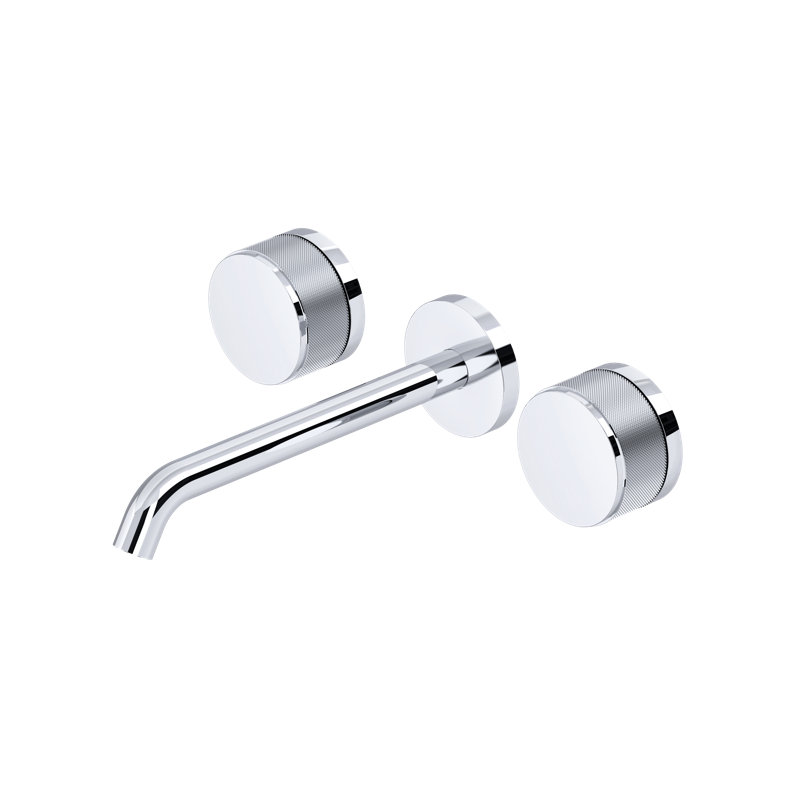Amahle Wall Mounted Bathroom Faucet, Polished Chrome