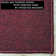 Custom Size Anti Slip Machine Washable Low Profile Plain Burgundy Runner Rug