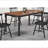 Hayward Walnut and Black Dining Table