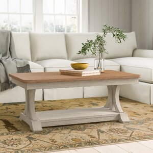 Nyx Trestle Coffee Table with Storage