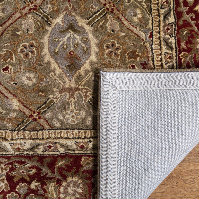 Tapis oriental en laine de Nouvelle-Zélande Evie, Rectangle 4 pi x 6 pi