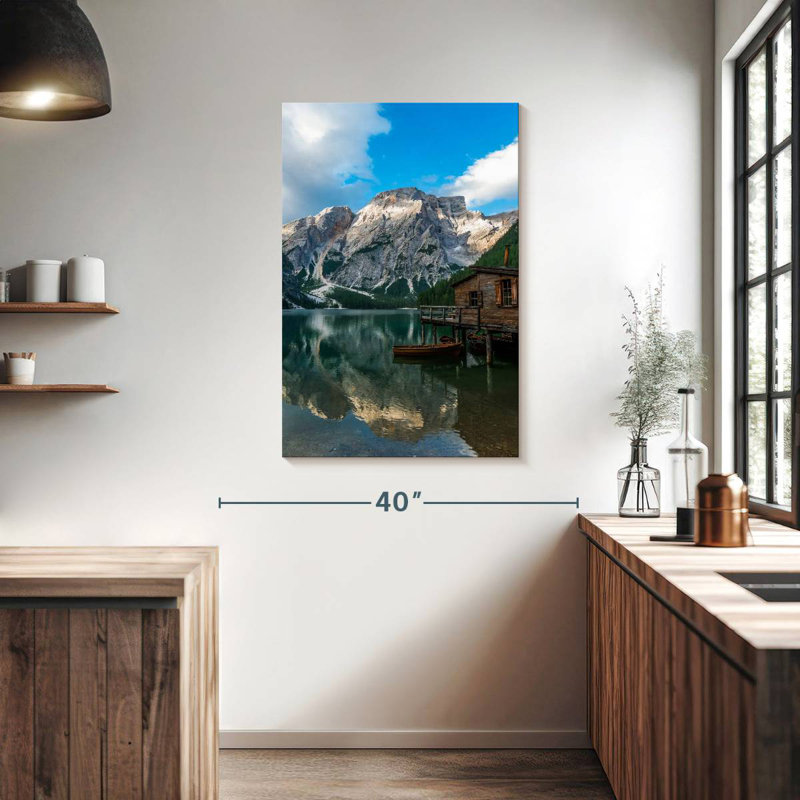 Lake Prags Boatshed, 39" H x 26" W