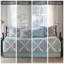 Ensemble de housse de lit de jour réversible 6 pièces avec motif botanique élégant, parfait pour les chambres modernes et facile d'entretien