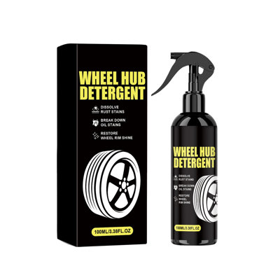 Wheel hub rust remover and cleaning Wheel Hub Rust Remover And Cleaner  Infiltration Of Iron Powder To Clean Dirt And Form Protective Layer Spray In Style 100ml
