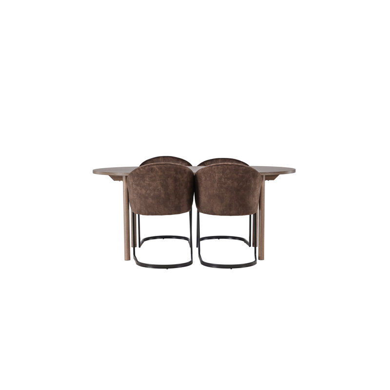Romainville 4 - Person Dining Set