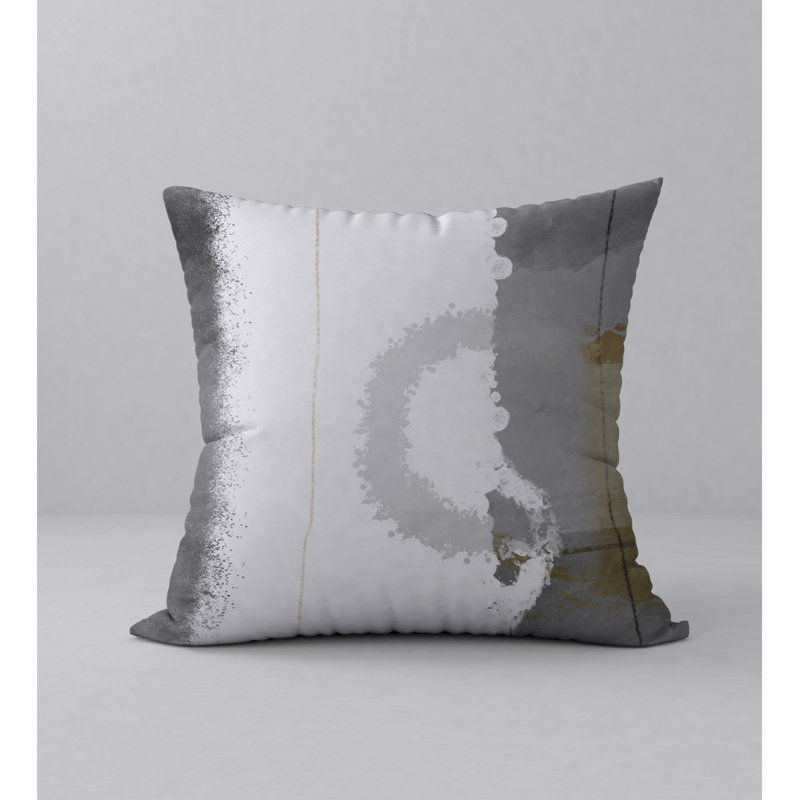 Abstract Reversible Throw Pillow, 20" x 20"