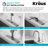 KRAUS Oletto Single Handle Pull Down Kitchen Faucet with QuickDock Top Mount Installation Assembly-2046980630