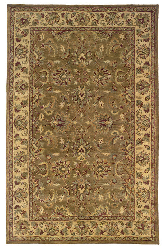 Tapis cacao en laine touffeté à la main Osblek, Rectangle 5 pi x 8 pi