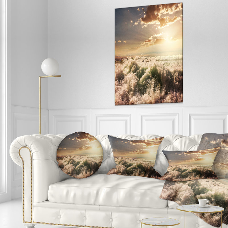 Coussin Seascape, Rectangulaire, 12 po x 20 po