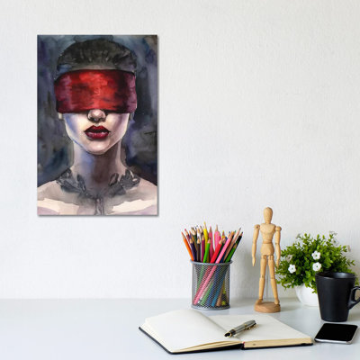 Rouge par Kira Balan - reproduction sur toile tendue