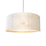 Kerflights Drum Wood Kerf Pendant Light - D9