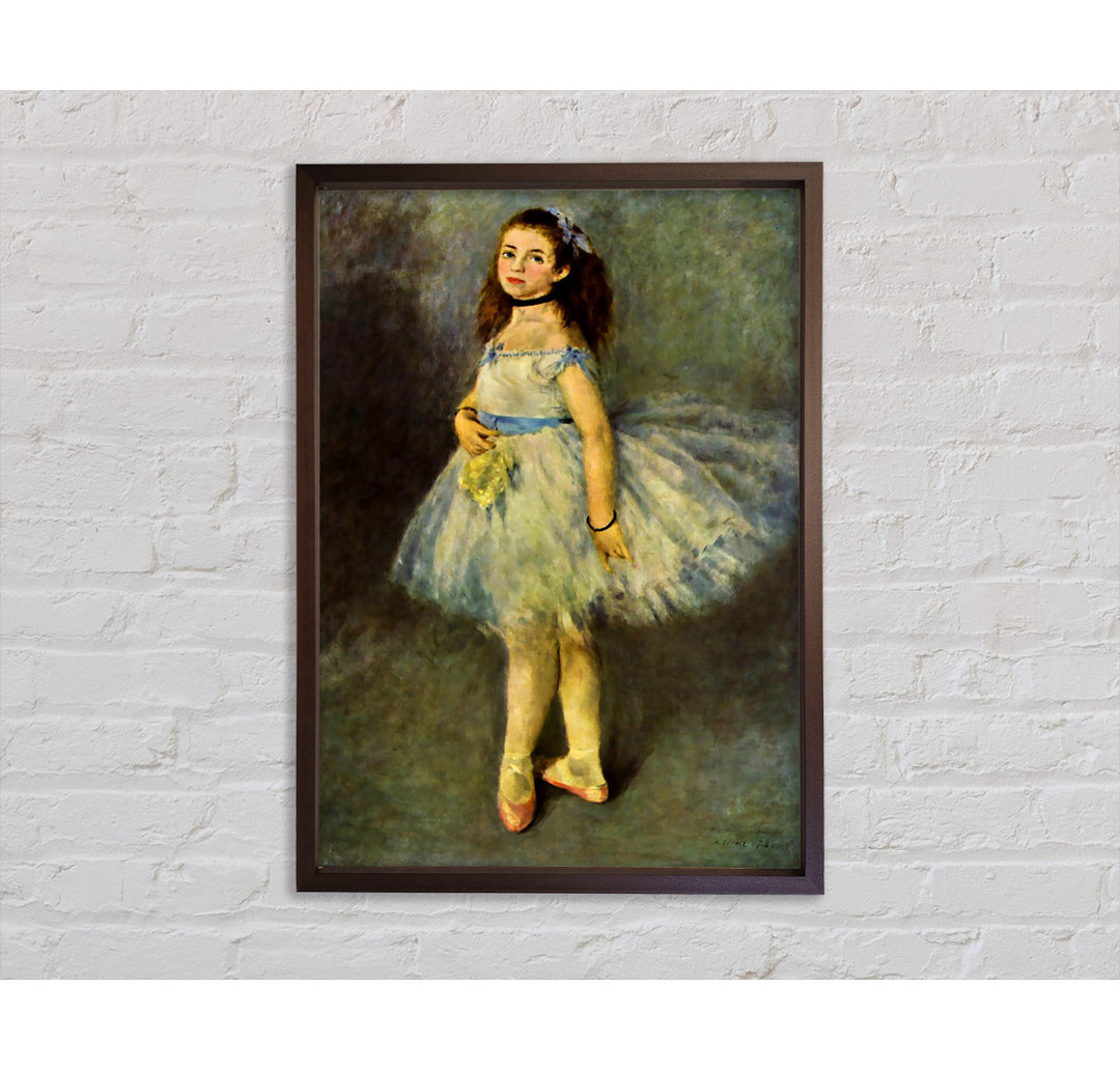 Balletttänzerin von Pierre-Auguste Renoir - Einzelner Bilderrahmen Kunstdrucke auf Leinwand