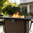 43 in Outdoor Wicker Gas Fire Pit Table With 50,000 BTU, Propane Fire Pit Table with CSA Certified For Patio & Backyard