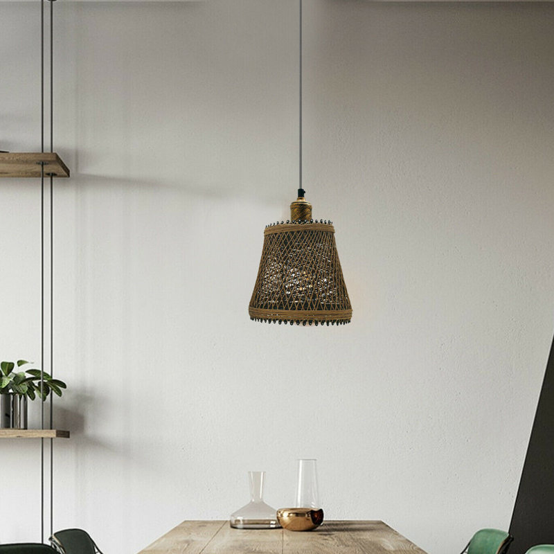 Adila 1 - Light Brown Single Pendant