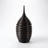 Ebony Wood Collection Wood Jar