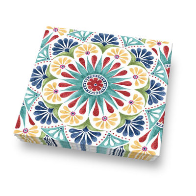 Serviettes de table jetables en papier 13 po Adah