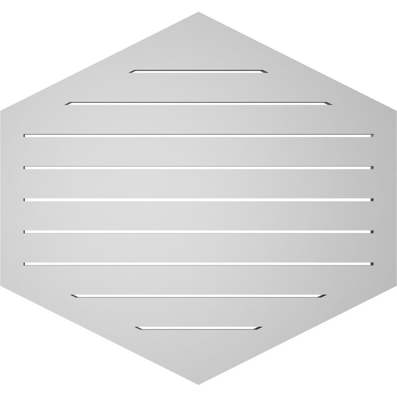 Pente verticale verticale en uréthane 6 pi, H 1,5 po x l 34 po x L 32 po