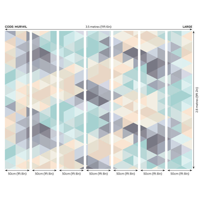 Stonesfield Wall Mural, 280cm L x 350cm W