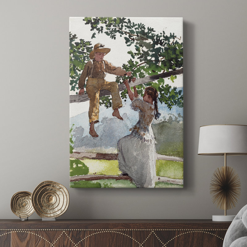 Paysage rétro LVII - galerie Cavas, H 18 po x l 12 po
