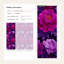 Papier peint floral mauve moderne