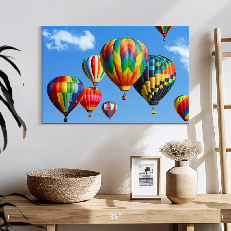 Montgolfières Mehar Rainbow, H 16 po x l 24 po