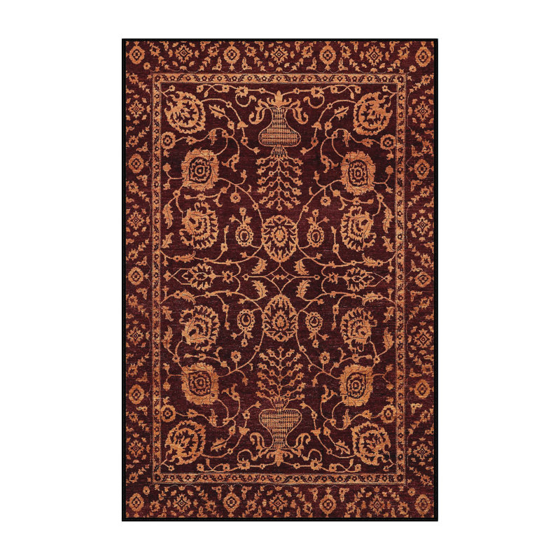 Abstract Indoor Rug, Rectangle 4' x 6'